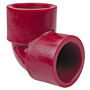 Socket 90° Elbow S x S - Kynar® Red PVDF Schedule 80, 6507