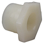 Flush Thread Reducer Bushing MPT x FPT - Kynar® Natural PVDF Schedule 80, 6618-3-4