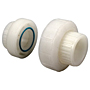 FKM Socket Union S x S - Kynar® Natural PVDF Schedule 80, 6633