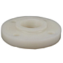 Thread Flange - Kynar® Natural PVDF Schedule 80, One-Piece Solid Design, 6651-H-3