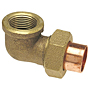 90° Union Elbow C x F - Cast, 707-3-6