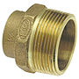 DWV Trap Adapter OD Tube x M - Cast, 804-T