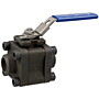 Three-Piece Carbon Steel Ball Valve - Fire Safe, Butt Weld ISO Mount End, BM-590-CS-R-66-FS-LL Three-Piece Carbon Steel Ball Valve - Fire Safe, Butt Weld ISO Mount End, BM-590-CS-R-66-FS-LL