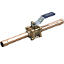 Three-Piece Bronze Ball Valve - Medical Gas, Copper Stub Ends, Stainless Trim, CS-595-YX-66, CS-595-YX-66-EC Three-Piece Bronze Ball Valve - Medical Gas, Copper Stub Ends, Stainless Trim, CS-595-YX-66, CS-595-YX-66-EC