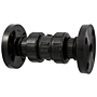 Ball Check Valve - Flanged, True Union, Black PP, FKM, F61BC-V Ball Check Valve - Flanged, True Union, Black PP, FKM, F61BC-V