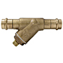 Strainer - Bronze, Perforated Screen, Tapped Cap with Plug, Class 125, PF222-A