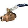 Two-Piece Bronze Ball Valve - Stainless Steel Trim, Solder Ends, S-580-70-66 Two-Piece Bronze Ball Valve - Stainless Steel Trim, Solder Ends, S-580-70-66