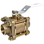 S-595-Y-LF Ball Valve – Lead-Free*, Three-Piece, Full Port, Solder S-595-Y-LF Ball Valve – Lead-Free*, Three-Piece, Full Port, Solder