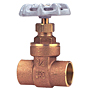 Gate Valve - Brass, Full Port, Solder Ends, SI-8 Gate Valve - Brass, Full Port, Solder Ends, SI-8