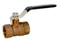 T-580-A, Ball Valve - Brass, Two-Piece, Standard