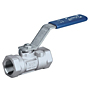 One-Piece Stainless Steel Ball Valve - Stainless Steel Trim, Locking Lever, T-560-S6-R-66-LL One-Piece Stainless Steel Ball Valve - Stainless Steel Trim, Locking Lever, T-560-S6-R-66-LL