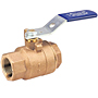 Two-Piece Bronze Ball Valve - Stainless Steel Trim, Threaded, T-580-70-66 Two-Piece Bronze Ball Valve - Stainless Steel Trim, Threaded, T-580-70-66