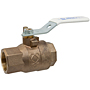 T-585-66-LF Two-Piece Bronze Ball Valve – Lead-Free*, Full Port, Stainless Steel Trim, Threaded T-585-66-LF Two-Piece Bronze Ball Valve – Lead-Free*, Full Port, Stainless Steel Trim, Threaded