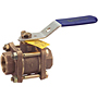 Three-Piece Bronze Ball Valve - UL Listed for Flammable Liquids, T-590-Y-UL Three-Piece Bronze Ball Valve - UL Listed for Flammable Liquids, T-590-Y-UL