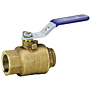 Two-Piece Bronze Ball Valve - Threaded Body, Solder End, TS-585-70 Two-Piece Bronze Ball Valve - Threaded Body, Solder End, TS-585-70