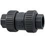 Ball Check Valve - Universal Ends, True Union, PVC Schedule 80, EPDM, U45BC-E Ball Check Valve - Universal Ends, True Union, PVC Schedule 80, EPDM, U45BC-E