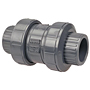 Ball Check Valve - Socket, True Union, PVC Schedule 80, EPDM, S45BC-E Ball Check Valve - Socket, True Union, PVC Schedule 80, EPDM, S45BC-E