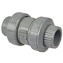 Ball Check Valve - True Union, Corzan® CPVC Schedule 80, Universal Ends, EPDM, U51BC-E Ball Check Valve - True Union, Corzan® CPVC Schedule 80, Universal Ends, EPDM, U51BC-E